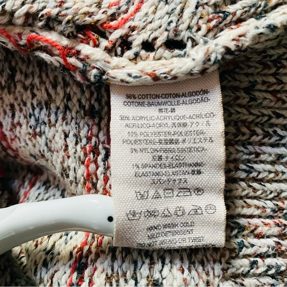 Free People Zig Zag Chevron Crewneck Sweater Size XS